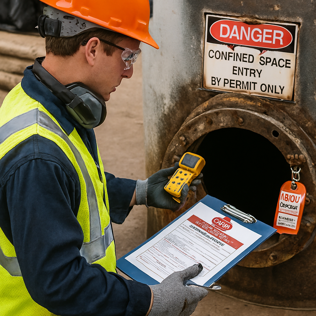 Confined Space Entry, Gas Testing & Work Permits